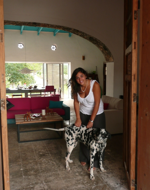 Jette Virdi, propietaria de Cuch-Balam, una hacienda 100 por ciento sostenible