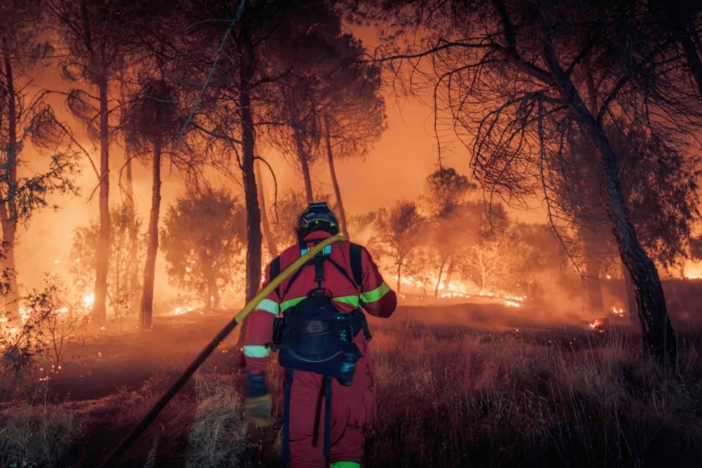 incendios en España y Francia