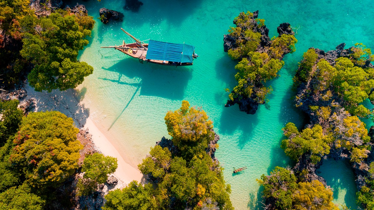 vista de playa desde el aire