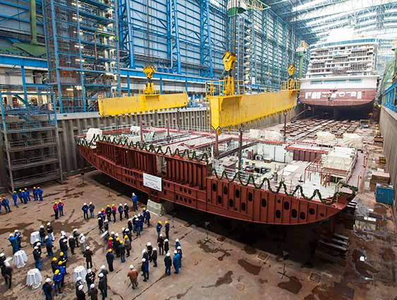 Mayoría de barcos de cruceros en construcción son para más de cuatro mil pasajeros