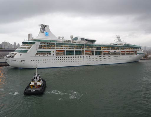 Cae cifra de cruceristas en Brasil