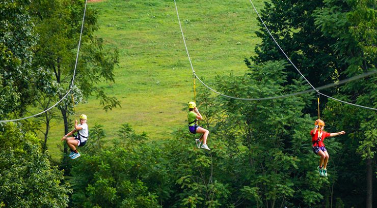 turismo de aventura, mujeres en ziplines