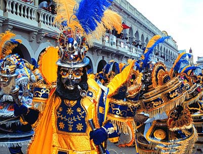 Carnavales en Suramérica