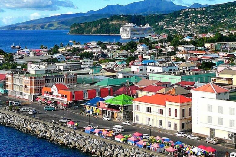 Dominica, vista aérea