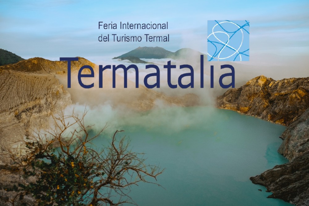 Termatalia sobre un lago de aguas minerales