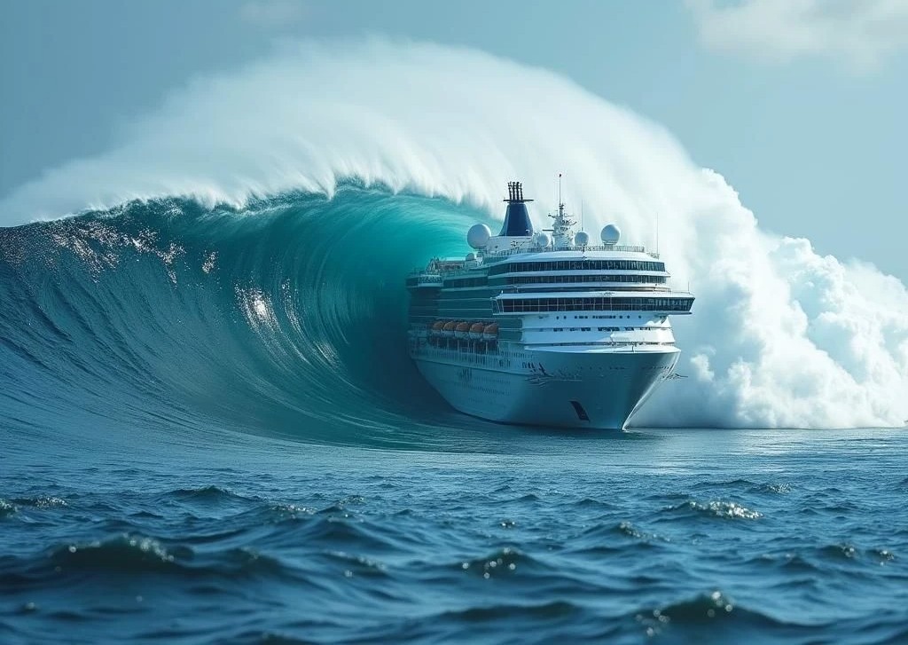 cruceros en tsunamis