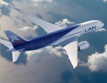 Boeing celebra entrega de primer 787 Dreamliner a LAN Airlines