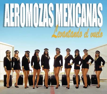 México: Diez azafatas de Mexicana de Aviación posaron en bikini para un calendario que venderán