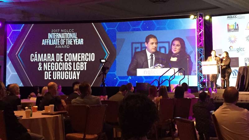 Cámara de Comercio y Negocios LGBT de Uruguay recibió premio internacional