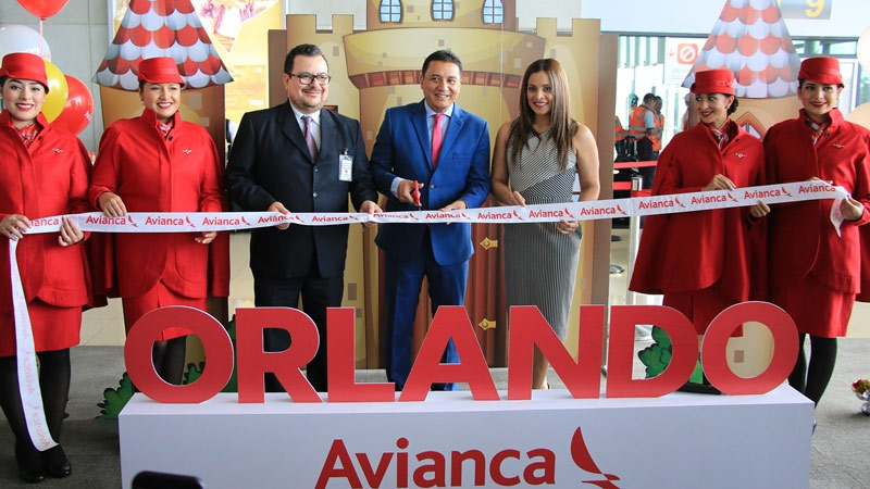 Avianca inicia ruta desde Guatemala a Orlando en EE.UU