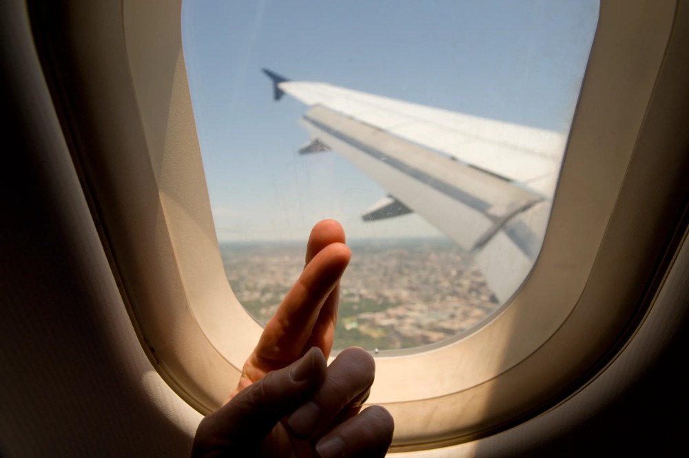 supersticiones antes de volar