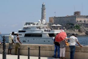 Yates estadounidenses visitan La Habana