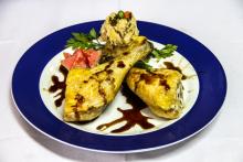 Pollo Asado con salsa y Chocolate