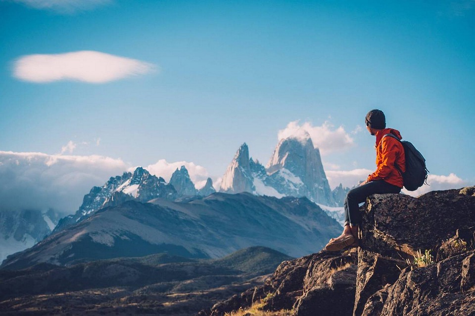 turista en región argentina 