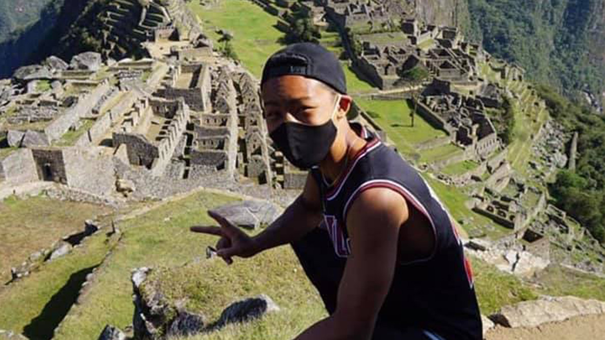 Jesse Takayama en Machu Picchu