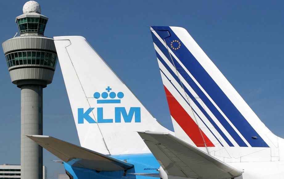 Air FRance KLM colas de aviones