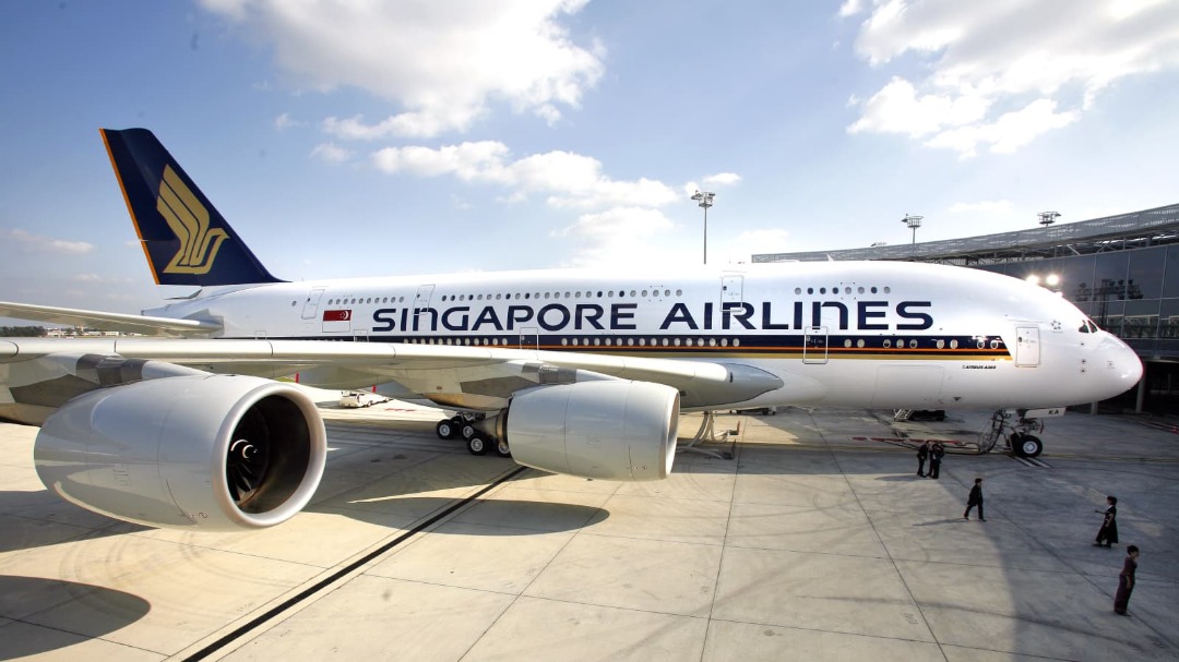 Avión de Singapore Airlines 