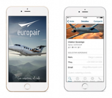 Con la nueva app "Europair Jet"  podrá contratar vuelos privados