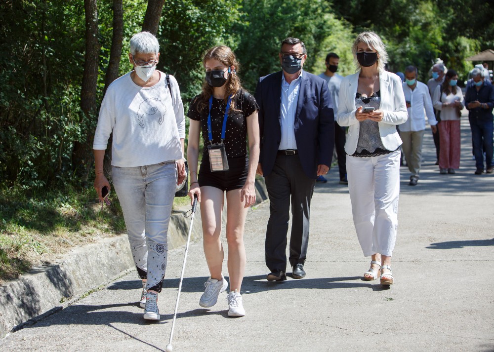 ONCE, Camino de Santiago, peregrinos con discapacidades