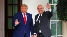 Joseph Aoun y Donald Trump
