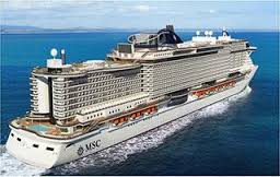 MSC Cruceros y Fincantieri realizaron el primer corte de acero del MSC Seaside