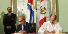 Perú y Cuba desarrollarán acciones para promover el turismo cultural