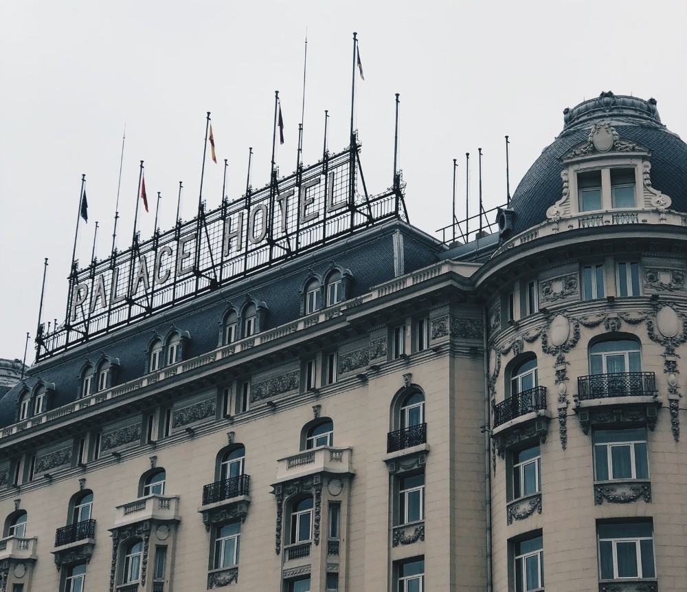 Palace Hotel en Madrid, vista superior