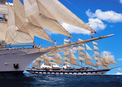 Centroamérica: Primer crucero Star Clippers se apresta a zarpar para bordear costas de Panamá y Costa Rica