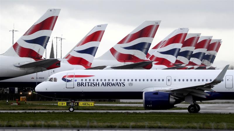 aviones de British Airways