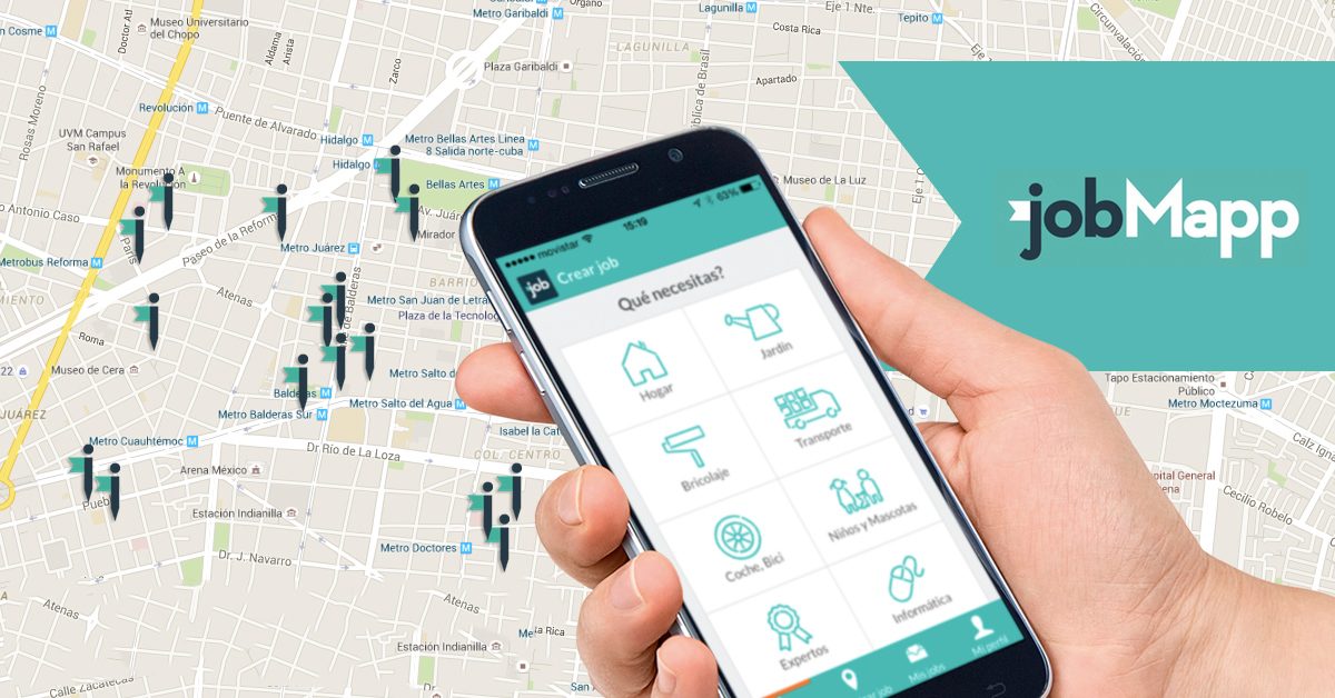 JobMapp lanza su servicio de trabajos puntuales en México