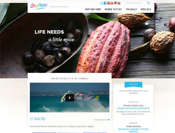 La web CaribbeanTravel debuta generando tráfico hacia sitios hoteleros en el Caribe