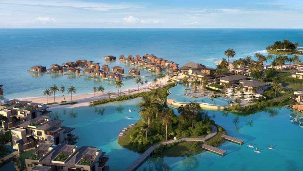 overwater villas y bungalows