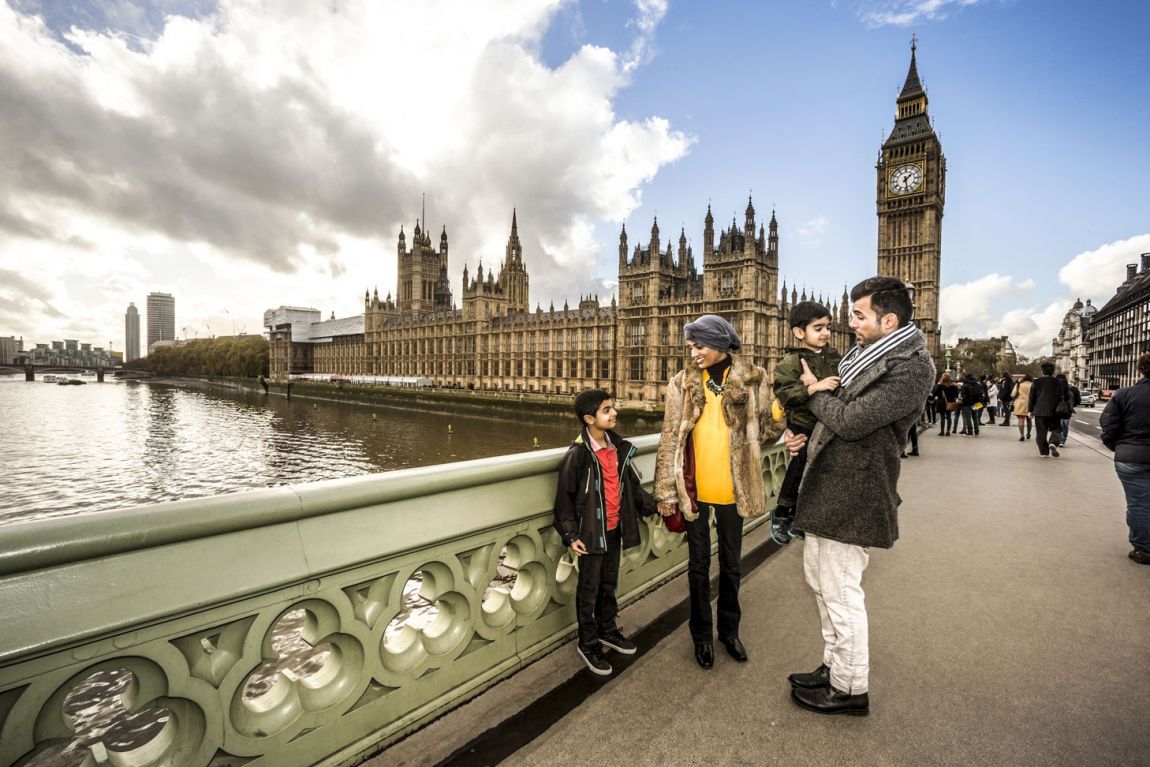 turistas en Londres