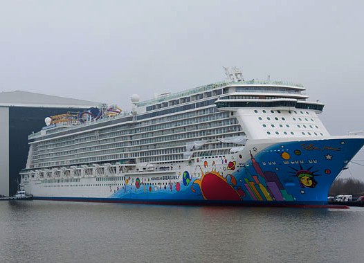 Meyer Werft entregó a Norwegian el barco de cruceros Breakaway