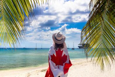 turistas canadienses en el Caribe