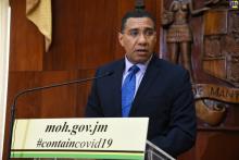 primer ministro de Jamaica Holness