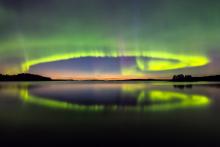 aurora boral en Finlandia