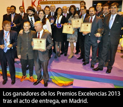 Entregan en FITUR los Premios Excelencias 2013