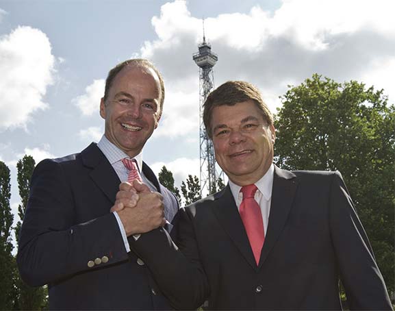 Traspaso de administración en Messe Berlín