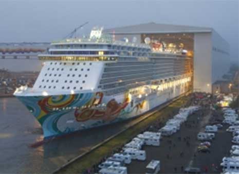 Astilleros de Meyer Werft entregaron el barco de cruceros Norwegian Getaway