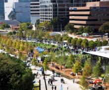 Ciudad estadounidense de Dallas estrena con éxito otro gran parque verde