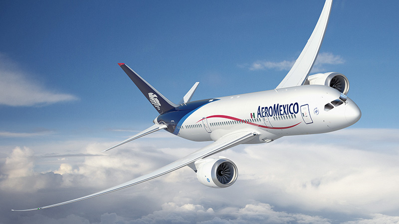 Aeroméxico cancela vuelos