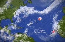 tormentas Fay y Gonzalo