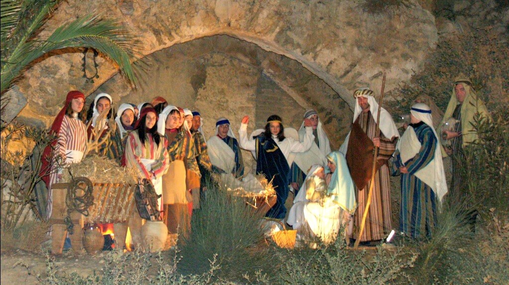 Belén viviente de Peralta en Navarra