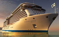  Majestic Princess será el nombre del nuevo barco de Princess Cruises