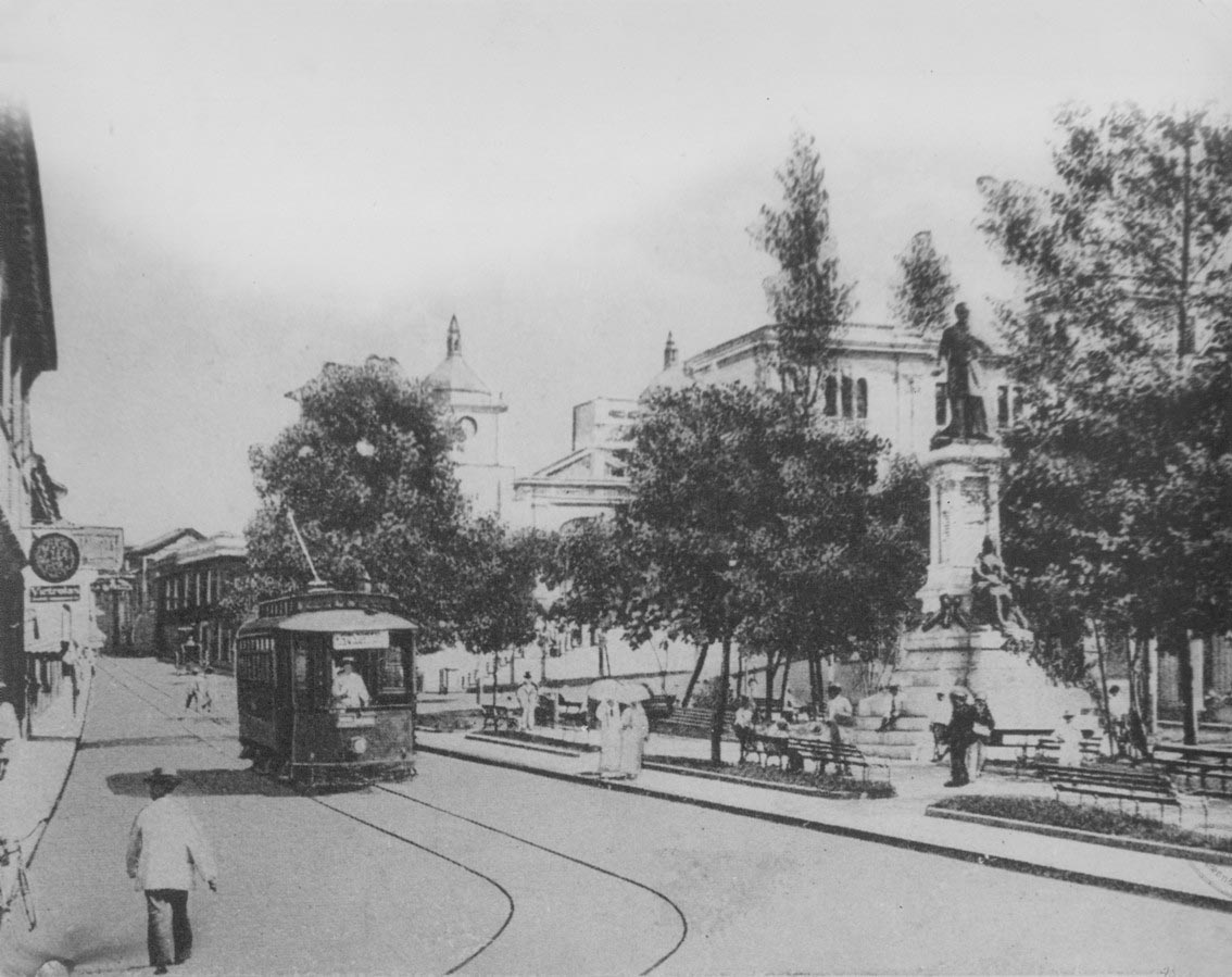 Un tranvía santiaguero