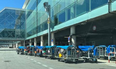 huelga de Groundforce en Barcelona